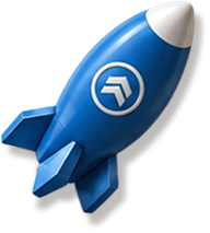 blue rocket